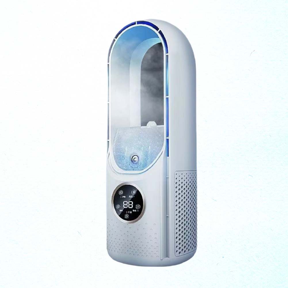 Quạt Phun Sương NMIMART Tạo Ẩm, Quạt Không Cánh 6 Cấp Độ Gió Hạ Nhiệt Nhanh Chóng